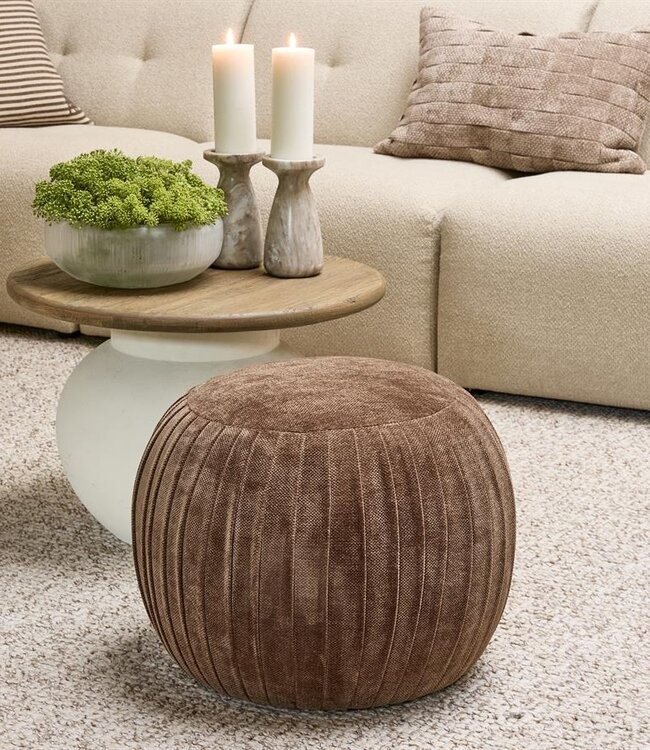 Rivièra Maison Salontafel Cala Nova | Rond | Eikenhout | D60 cm