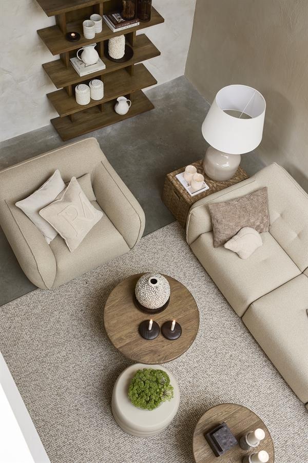 Rivièra Maison Salontafel Cala Nova | Rond | Eikenhout | D60 cm