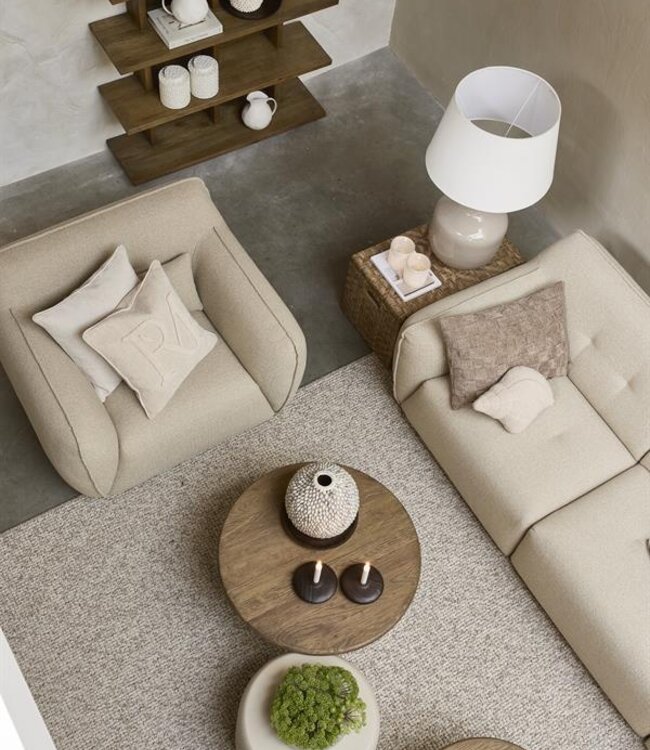 Rivièra Maison Salontafel Cala Nova | Rond | Eikenhout | D80 cm