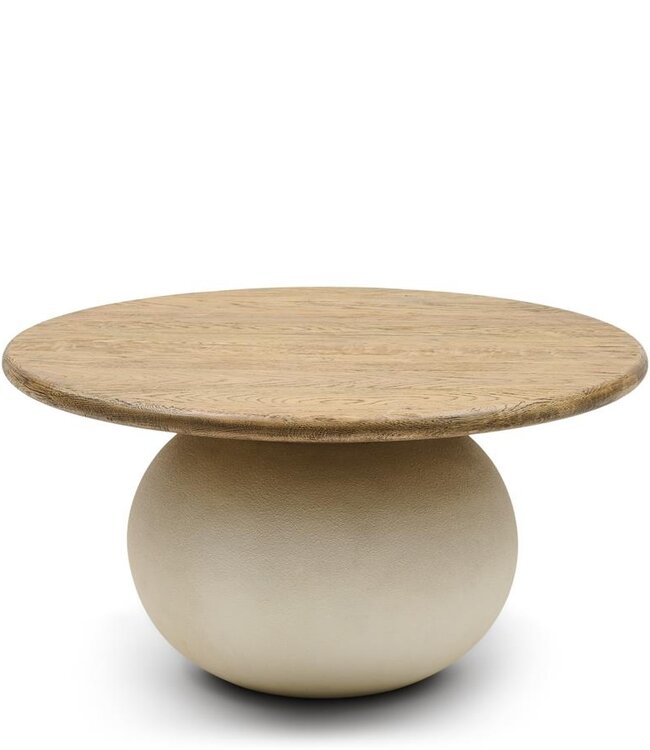 Rivièra Maison Salontafel Cala Nova | Rond | Eikenhout | D80 cm