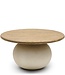 Rivièra Maison Salontafel Cala Nova | Rond | Eikenhout | D80 cm