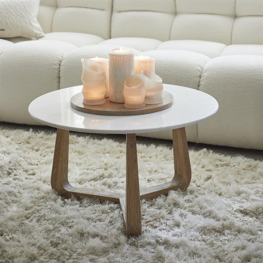 Rivièra Maison Salontafel Casone | Rond | Marmer | D70 cm
