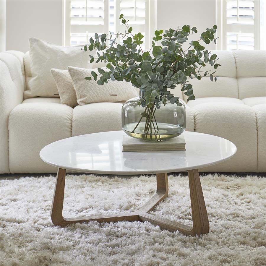 Rivièra Maison Salontafel Casone Rond | Marmer | D90 cm