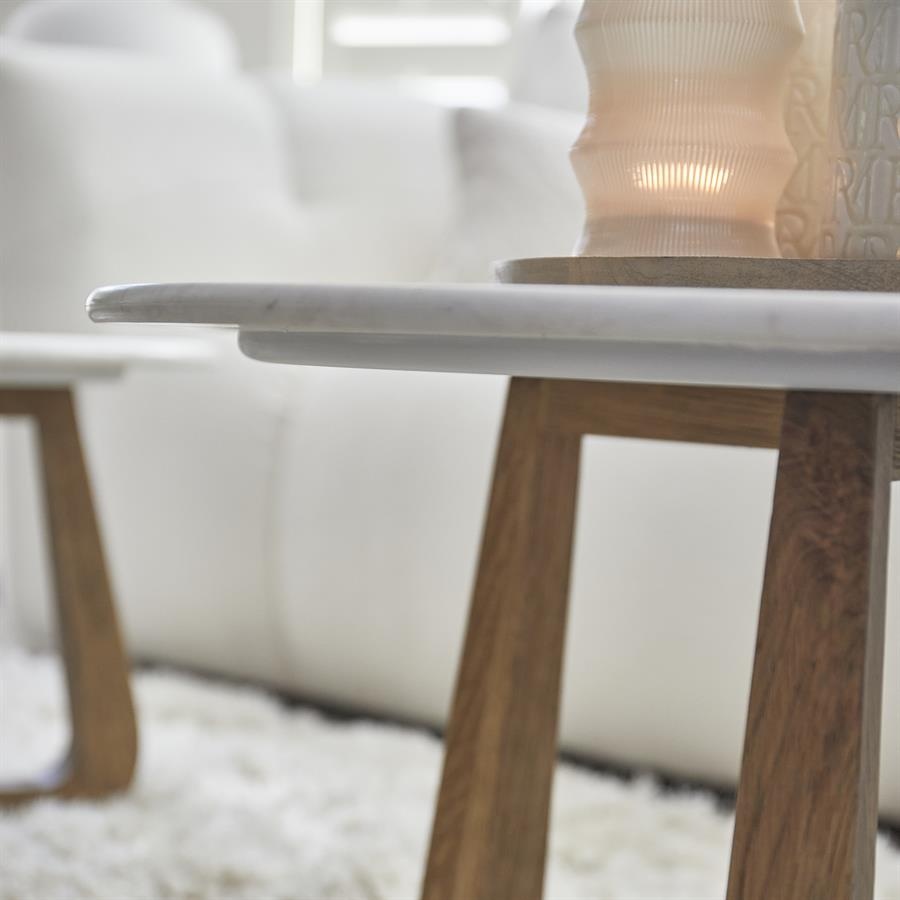 Rivièra Maison Salontafel Casone Rond | Marmer | D90 cm