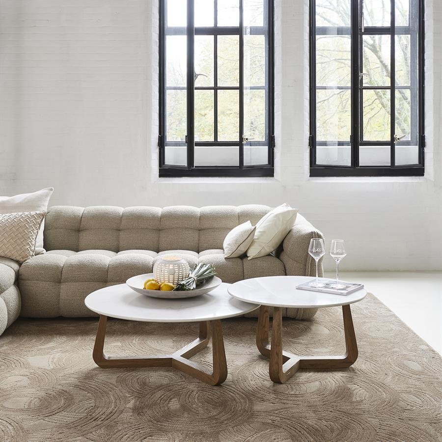 Rivièra Maison Salontafel Casone Rond | Marmer | D90 cm