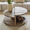 Salontafel Del Rey | Eikenhout | 90 cm