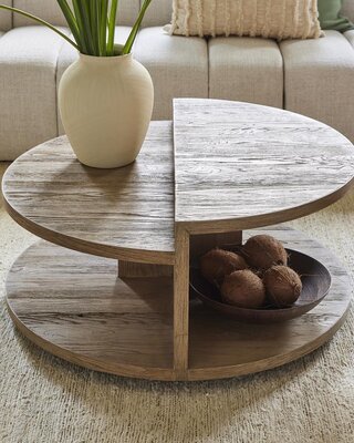 Rivièra Maison Salontafel Del Rey | Eikenhout | 90 cm