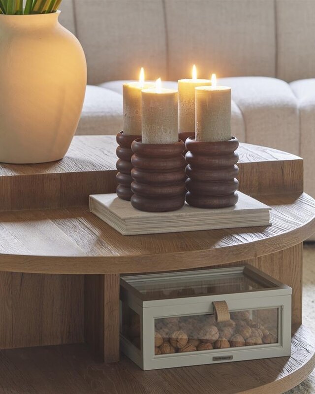 Rivièra Maison Salontafel Del Rey | Eikenhout | 90 cm