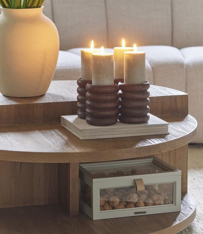 Rivièra Maison Salontafel Del Rey | Eikenhout | 90 cm