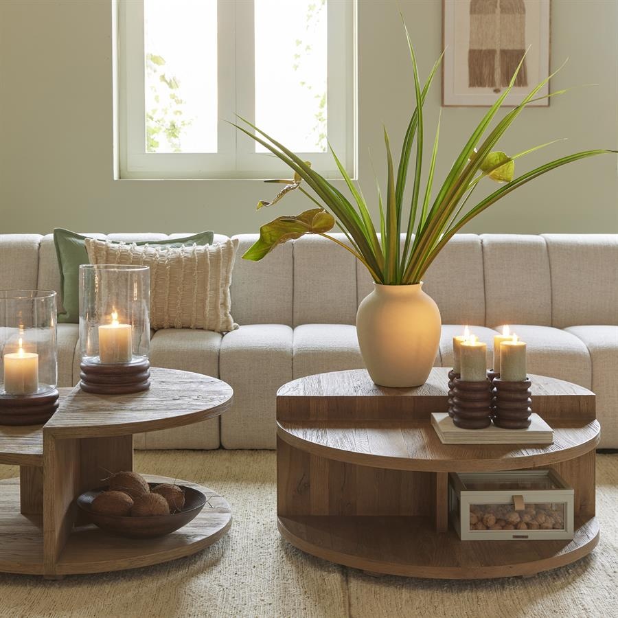 Rivièra Maison Salontafel Del Rey | Eikenhout | 90 cm