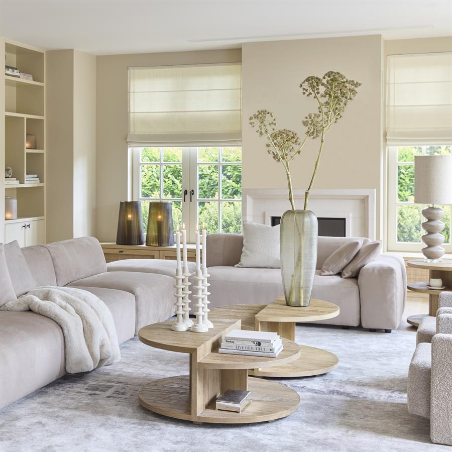 Rivièra Maison Salontafel Del Rey | Eikenhout | 90 cm