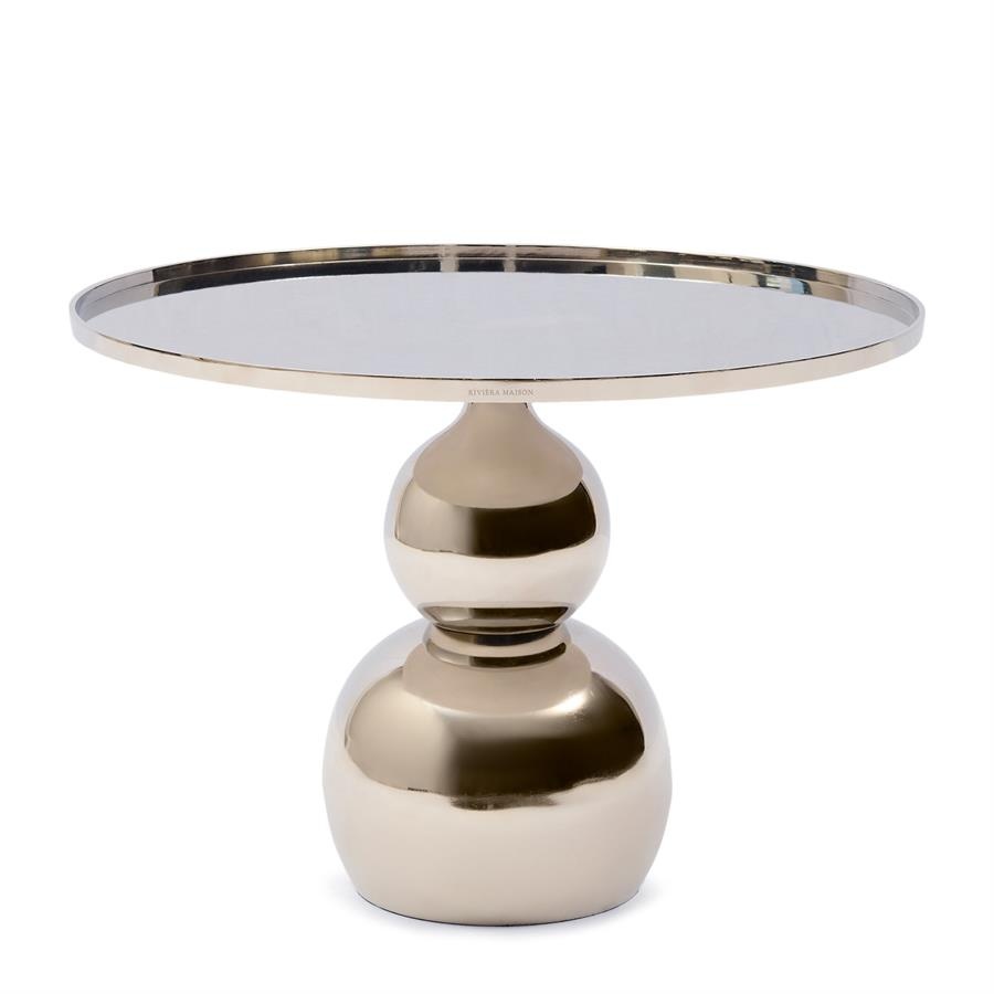 Rivièra Maison Salontafel Élysée | Rond | Aluminium | 60 cm