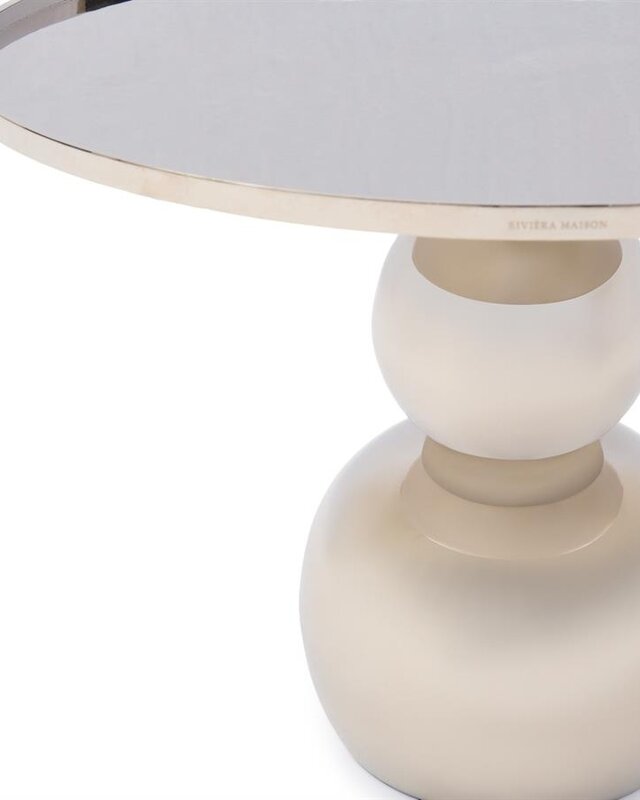 Rivièra Maison Salontafel Élysée | Rond | Aluminium | 60 cm