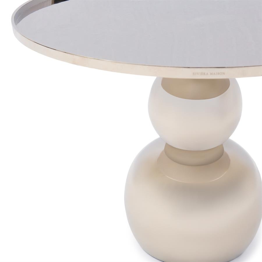 Rivièra Maison Salontafel Élysée | Rond | Aluminium | 60 cm