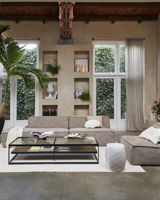 Rivièra Maison Salontafel Graydon | Essenhout | 180x80 cm