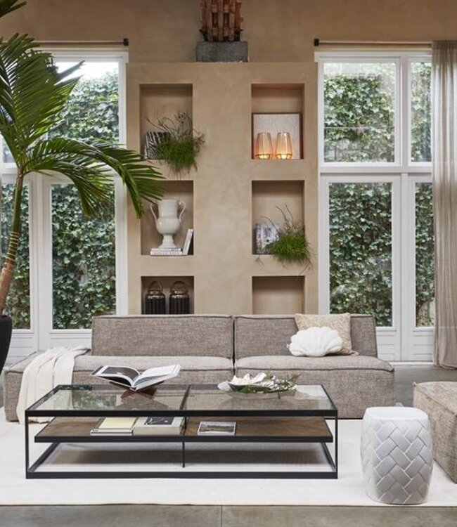 Rivièra Maison Salontafel Graydon | Essenhout | 180x80 cm