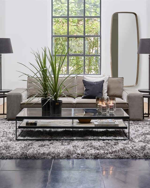 Rivièra Maison Salontafel Graydon | Essenhout | 180x80 cm