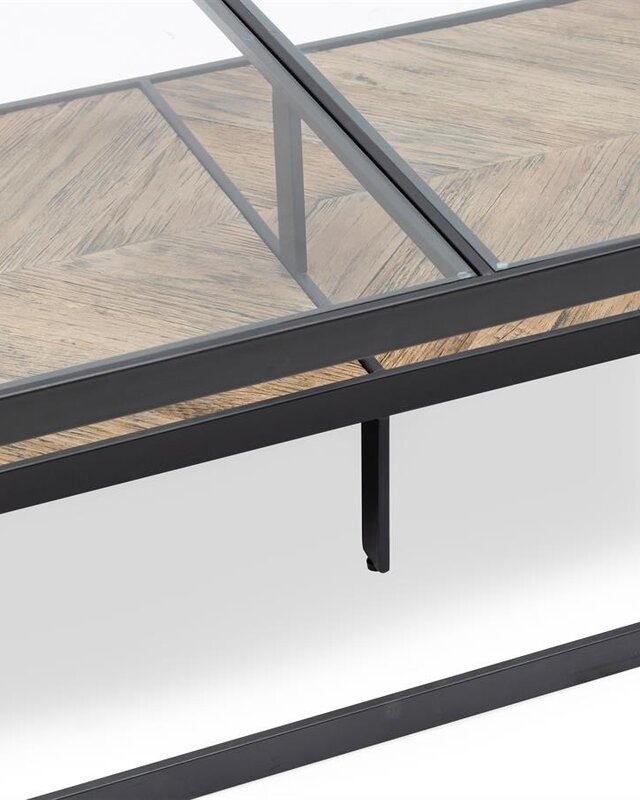 Rivièra Maison Salontafel Graydon | Essenhout | 180x80 cm