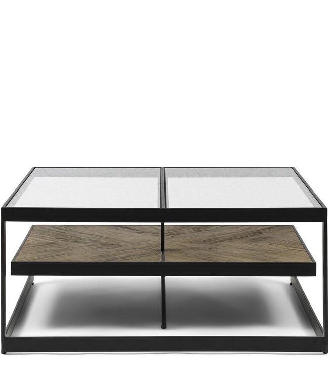 Rivièra Maison Salontafel Graydon | Eikenhout | 90x90 cm