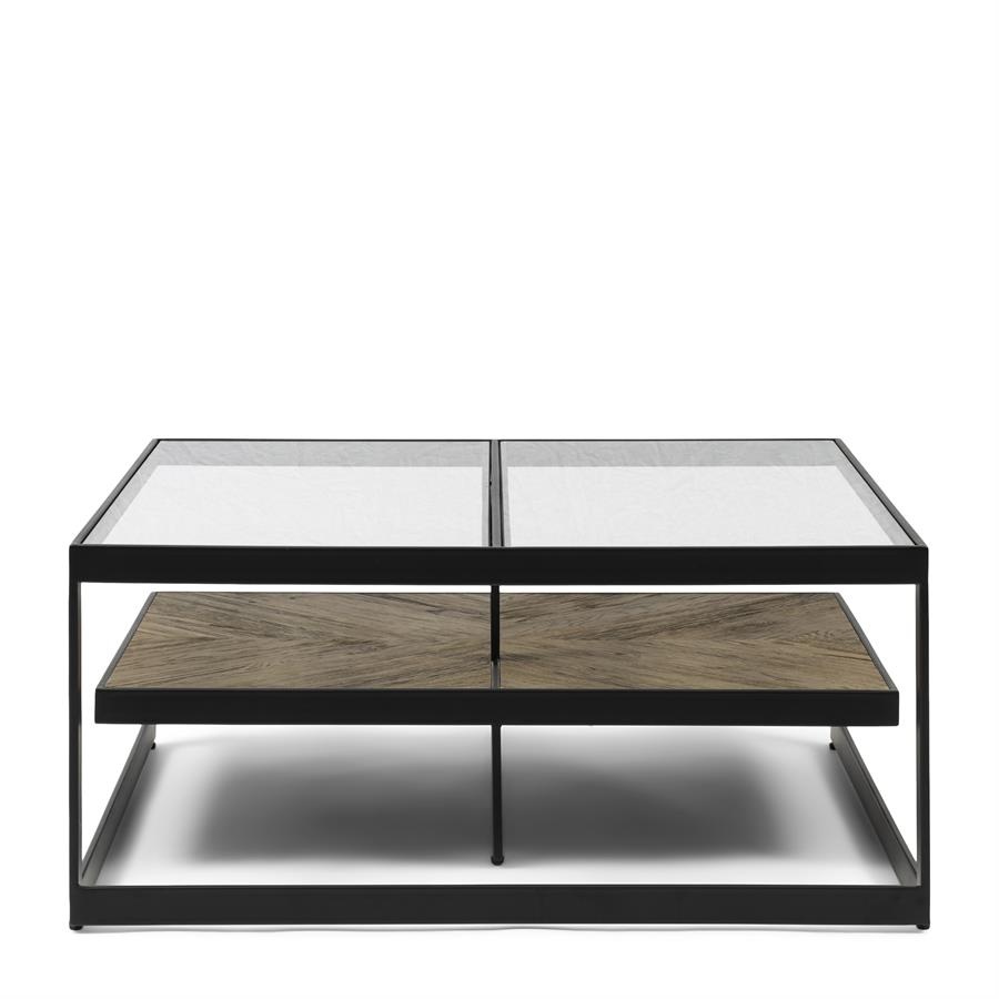 Rivièra Maison Salontafel Graydon | Eikenhout | 90x90 cm
