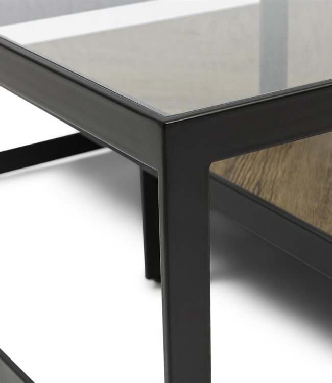 Rivièra Maison Salontafel Graydon | Eikenhout | 90x90 cm
