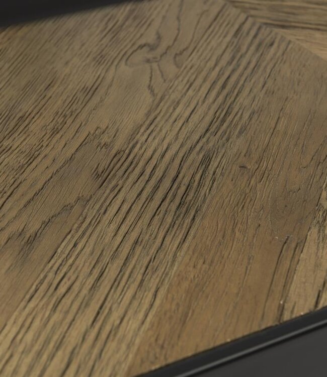 Rivièra Maison Salontafel Graydon | Eikenhout | 90x90 cm