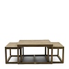 Salontafel Harbour Island  | Set Van 3 | Eikenhout