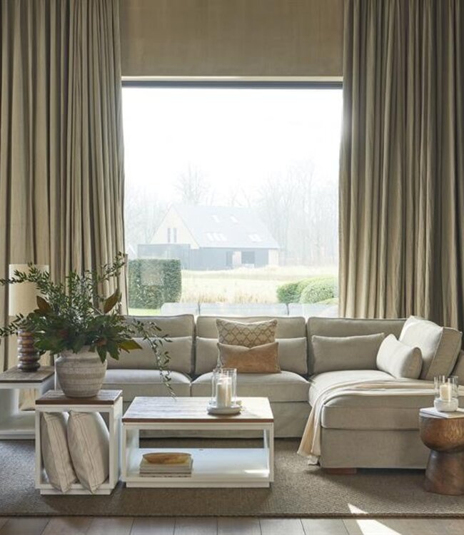 Rivièra Maison Salontafel Lake House | Eikenhout | 90x90 cm