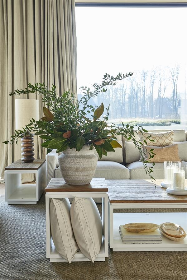 Rivièra Maison Salontafel Lake House | Eikenhout | 90x90 cm