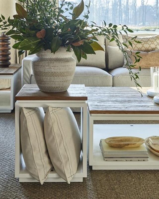Rivièra Maison Salontafel Lake House | Eikenhout | 90x90 cm