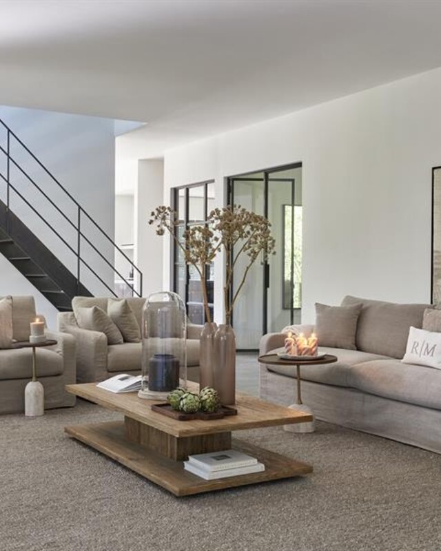 Rivièra Maison Salontafel Malibu | Mangohout | 55 cm