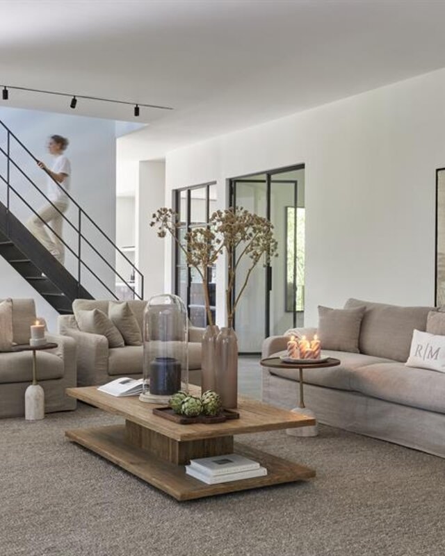 Rivièra Maison Salontafel Malibu | Mangohout | 55 cm