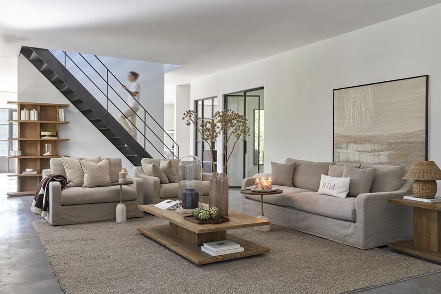 Rivièra Maison Salontafel Malibu | Mangohout | 55 cm