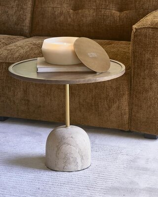 Rivièra Maison Salontafel Malibu | Mangohout | 55 cm