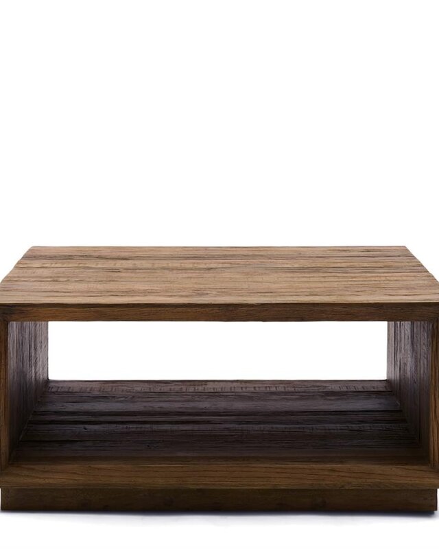 Rivièra Maison Salontafel Mukaab | Eikenhout | 90x90 cm