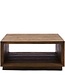 Rivièra Maison Salontafel Mukaab | Eikenhout | 90x90 cm