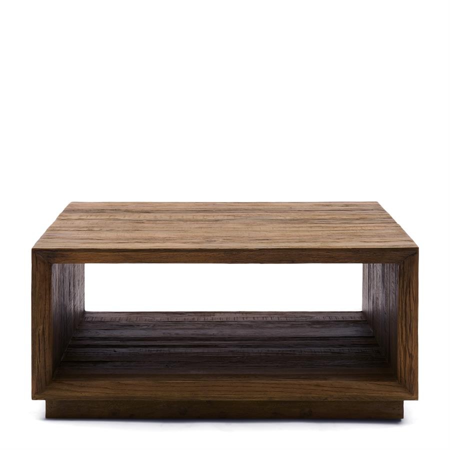 Rivièra Maison Salontafel Mukaab | Eikenhout | 90x90 cm