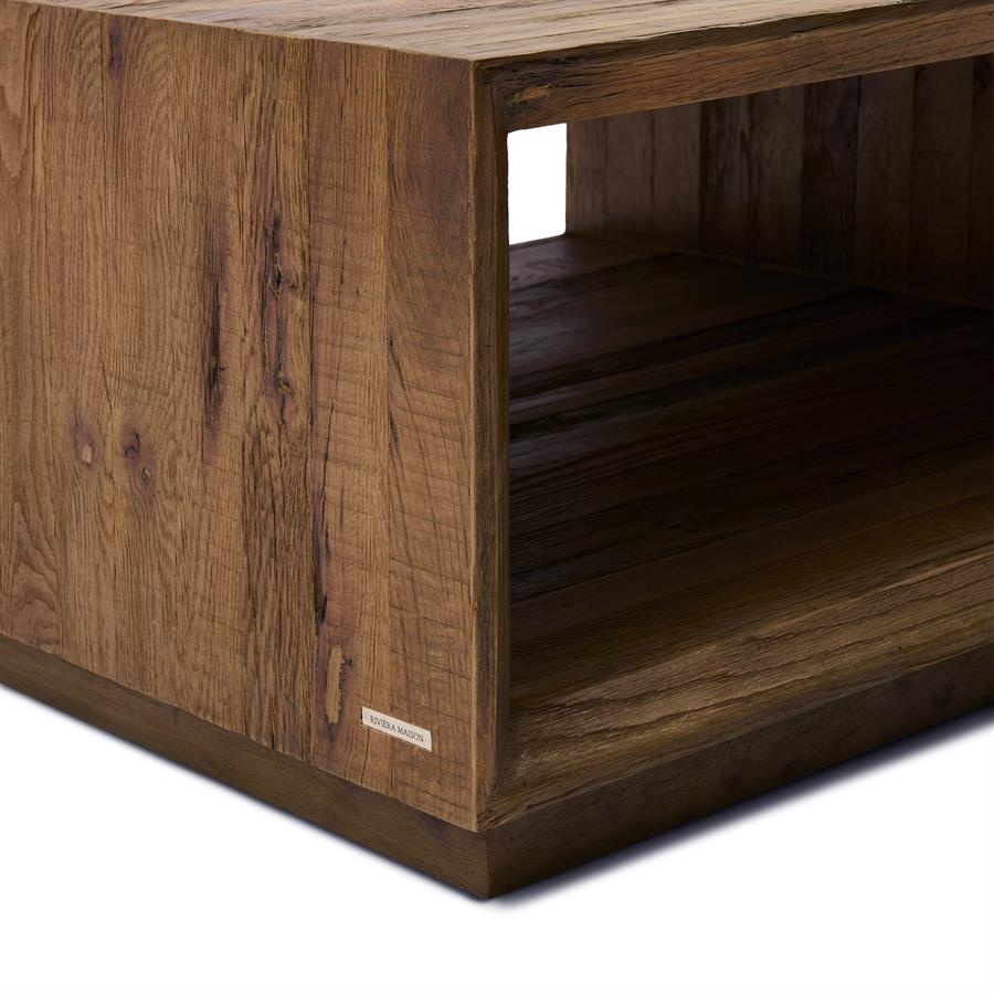 Rivièra Maison Salontafel Mukaab | Eikenhout | 90x90 cm