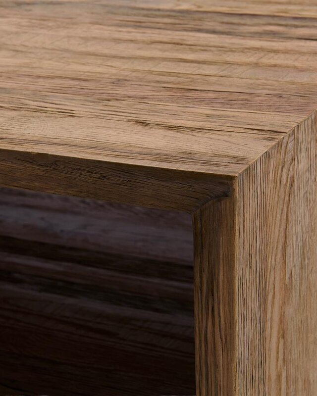 Rivièra Maison Salontafel Mukaab | Eikenhout | 90x90 cm