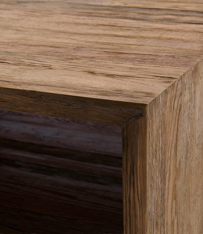 Rivièra Maison Salontafel Mukaab | Eikenhout | 90x90 cm