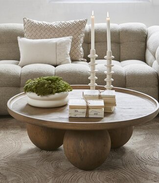Rivièra Maison Salontafel Rockefeller | Eikenhout | 100 cm