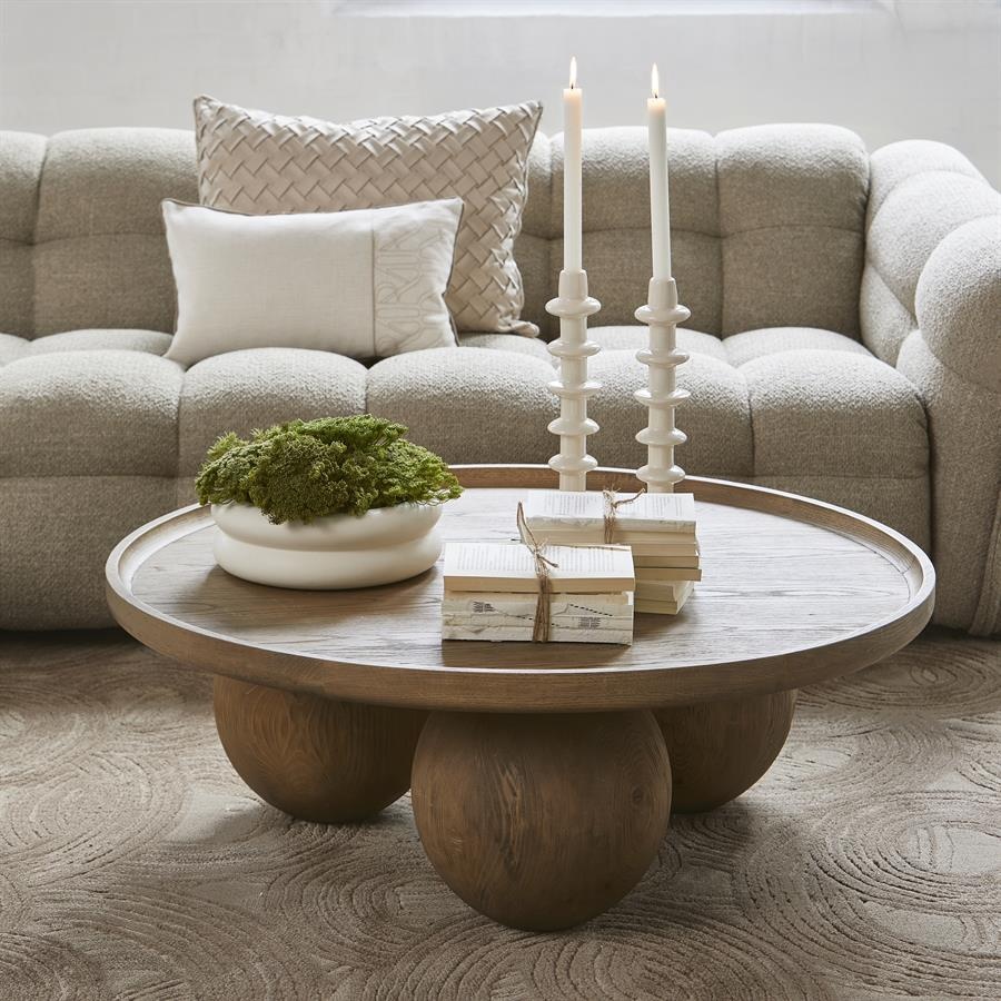 Rivièra Maison Salontafel Rockefeller | Eikenhout | 100 cm