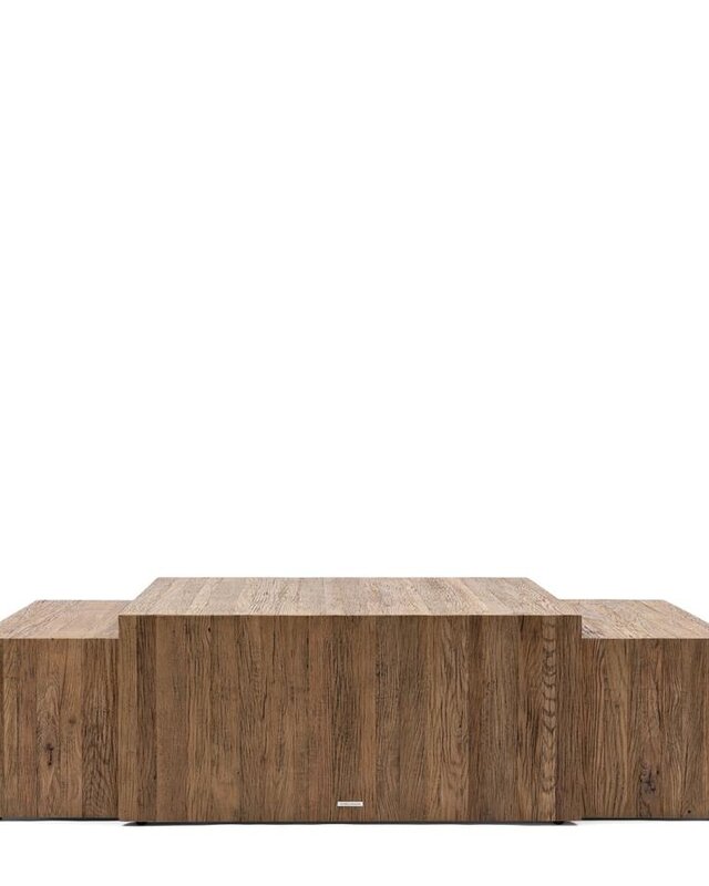 Rivièra Maison Sant Mateu Salontafel | Set Van 3 | Eikenhout
