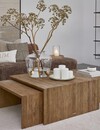 Rivièra Maison Sant Mateu Salontafel | Set Van 3 | Eikenhout