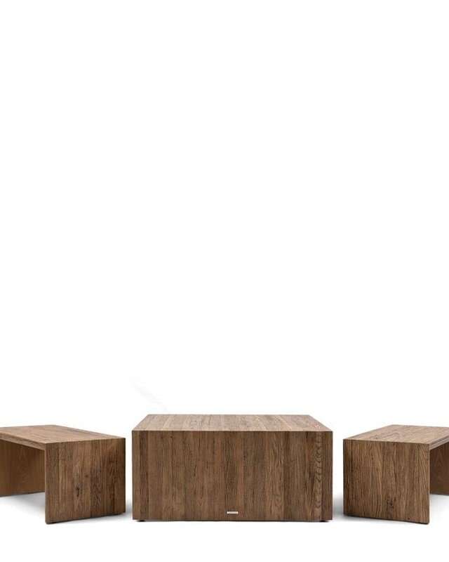 Rivièra Maison Sant Mateu Salontafel | Set Van 3 | Eikenhout