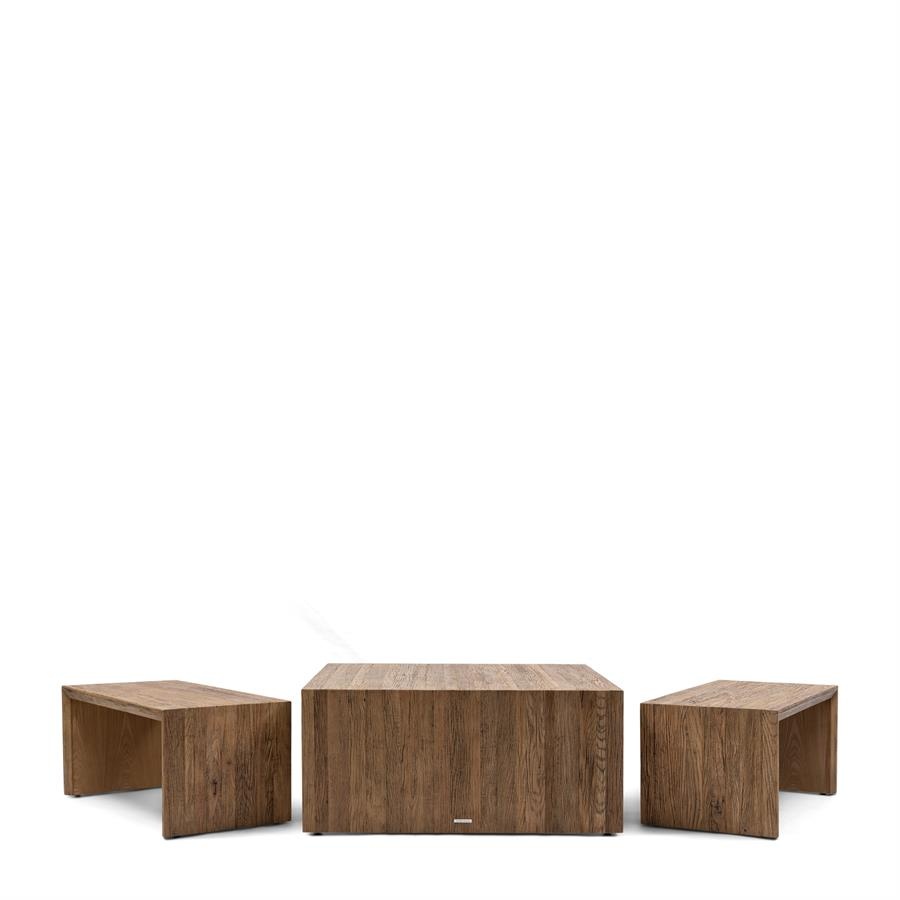 Rivièra Maison Sant Mateu Salontafel | Set Van 3 | Eikenhout