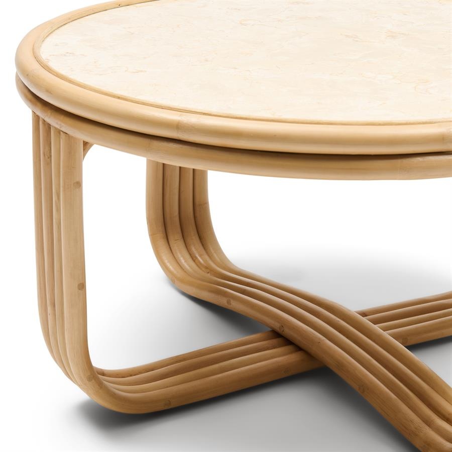 Rivièra Maison Sant Miquel Salontafel | Marmer | 40x70x70 cm