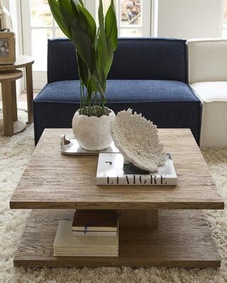 Rivièra Maison Vermont Salontafel | Eikenhout | H45 x B90 x D90 cm