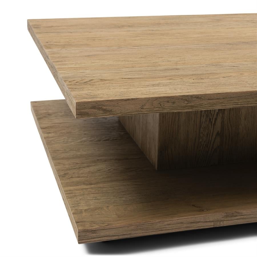 Rivièra Maison Vermont Salontafel | Eikenhout | H45 x B90 x D90 cm