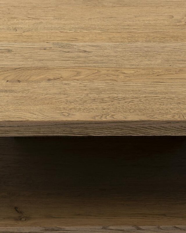 Rivièra Maison Vermont Salontafel | Eikenhout | H45 x B90 x D90 cm
